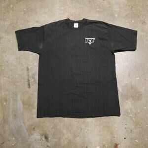 Vintage 90s Indianapolis Ice Hockey Super Cotton Tee Made In USA Mens Size XL